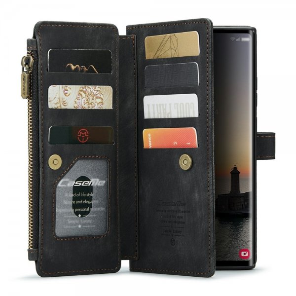 CaseMe Samsung Galaxy S24 Ultra Etui C30 Series Sort