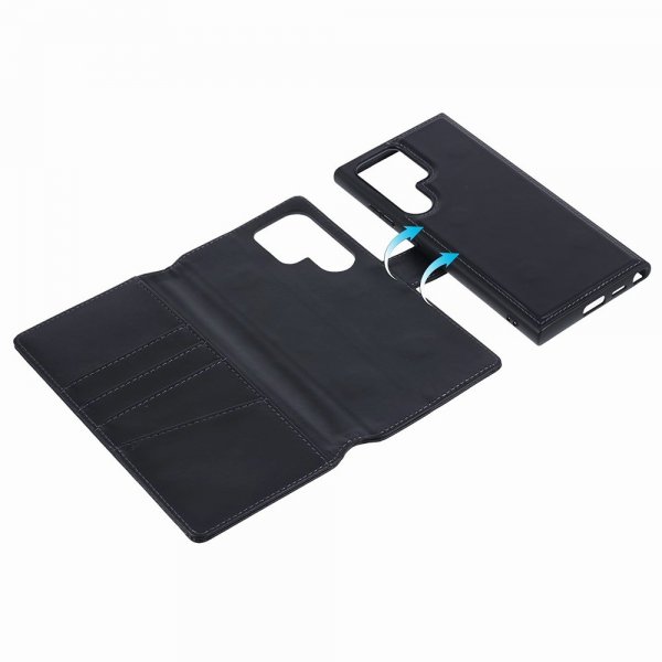 Nordic Covers Samsung Galaxy S24 Ultra Cover MagLeather Raven Black