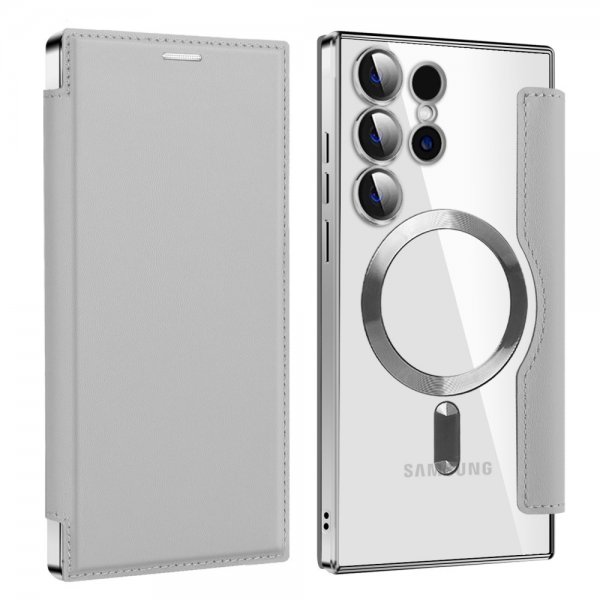 Samsung Galaxy S24 Ultra Cover MagSafe Sølv