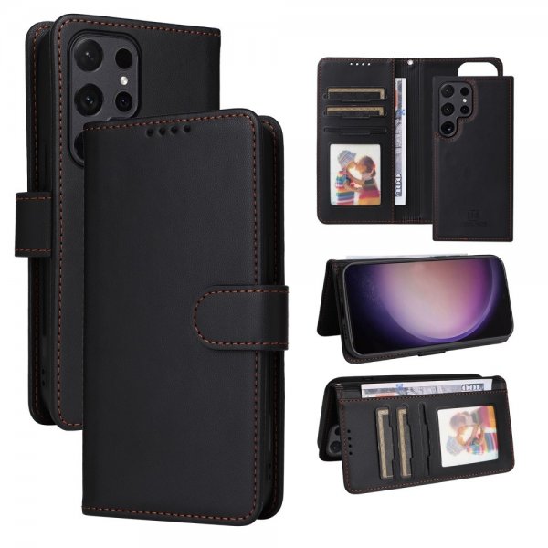 Betopnice Samsung Galaxy S24 Ultra Cover med Aftageligt Etui 005 Sort