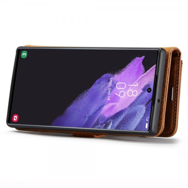Dg.Ming Samsung Galaxy S24 Ultra Cover med Aftageligt Cover Brun