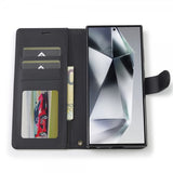Lc.Imeeke Samsung Galaxy S24 Ultra Etui med Aftageligt Cover L2 Series MagSafe Sort