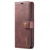Dg.Ming Samsung Galaxy S24 Ultra Etui med Aftageligt Cover Rød