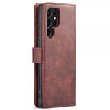 Dg.Ming Samsung Galaxy S24 Ultra Etui med Aftageligt Cover Rød