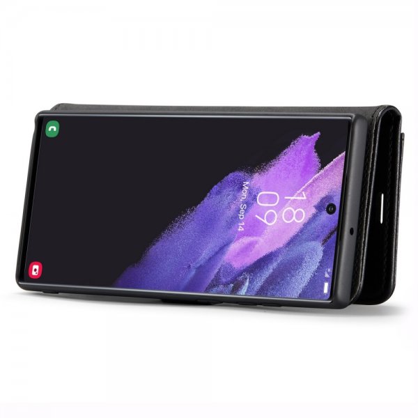 Dg.Ming Samsung Galaxy S24 Ultra Cover med Aftageligt Cover Sort