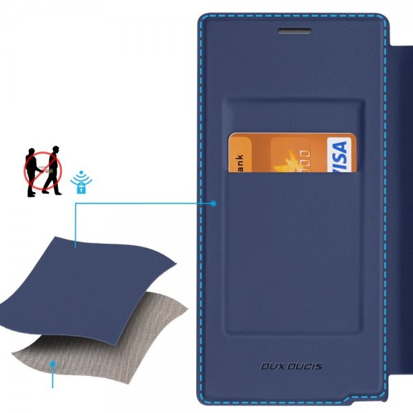 Dux Ducis Samsung Galaxy S24 Ultra Cover Skin X Pro Series Kickstand MagSafe Blå