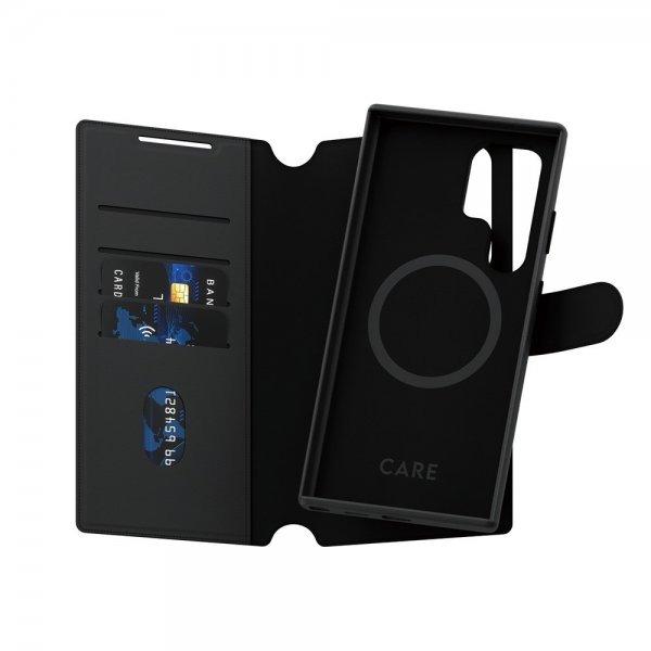 CARE by PanzerGlass Samsung Galaxy S24 Ultra Cover Tango Two-in-One Wallet MagSafe Sort