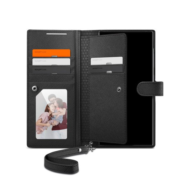 Spigen Samsung Galaxy S24 Ultra Cover Wallet S Plus Sort