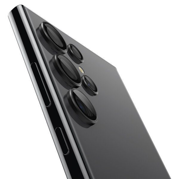 Spigen Samsung Galaxy S24 Ultra Kamerabeskyttelse GLAS.tR EZ Fit Optik Pro 2-pak Sort