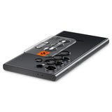 Spigen Samsung Galaxy S24 Ultra Kamerabeskyttelse GLAS.tR EZ Fit Optik Pro 2-pak Sort