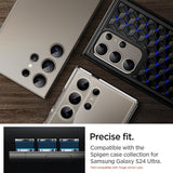 Spigen Samsung Galaxy S24 Ultra Kamerabeskyttelse GLAS.tR EZ Fit Optik Pro 2-pak Grå