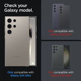 Spigen Samsung Galaxy S24 Ultra Kamerabeskyttelse GLAS.tR EZ Fit Optik Pro 2-pak Grå