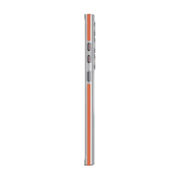 Rvelon Samsung Galaxy S24 Ultra Cover Bølgepap MagSafe Orange
