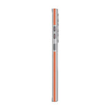 Rvelon Samsung Galaxy S24 Ultra Cover Bølgepap MagSafe Orange