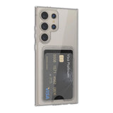 Rvelon Samsung Galaxy S24 Ultra Cover Kortholder Transparent