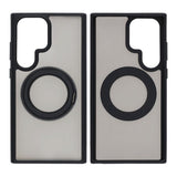 Samsung Galaxy S24 Ultra Cover Roterbart MagSafe Stativ Sort
