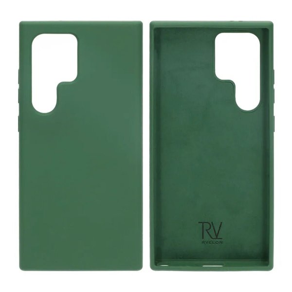 Rvelon Samsung Galaxy S24 Ultra Cover Silikone Grøn