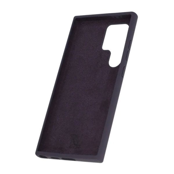 Rvelon Samsung Galaxy S24 Ultra Cover Silikone Mørkelilla