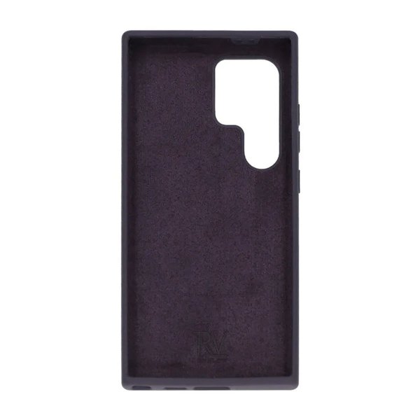Rvelon Samsung Galaxy S24 Ultra Cover Silikone Mørkelilla
