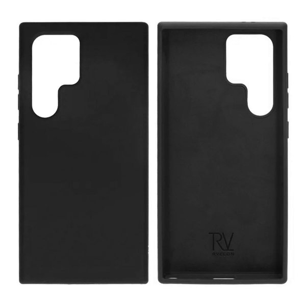 Rvelon Samsung Galaxy S24 Ultra Cover Silikone Sort
