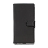 Rvelon Samsung Galaxy S24 Ultra Etui Ægte Læder Kortlomme Sort