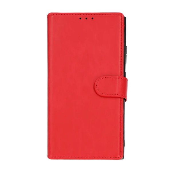 Rvelon Samsung Galaxy S24 Ultra Cover Magnetisk Aftageligt Etui Rød