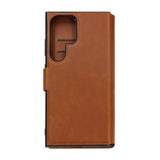Rvelon Samsung Galaxy S24 Ultra Cover 4 Kortrum Brun