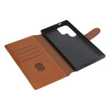 Rvelon Samsung Galaxy S24 Ultra Cover 4 Kortrum Brun