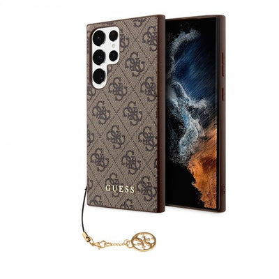 Guess Samsung Galaxy S24 Ultra Cover 4G Charm Brun
