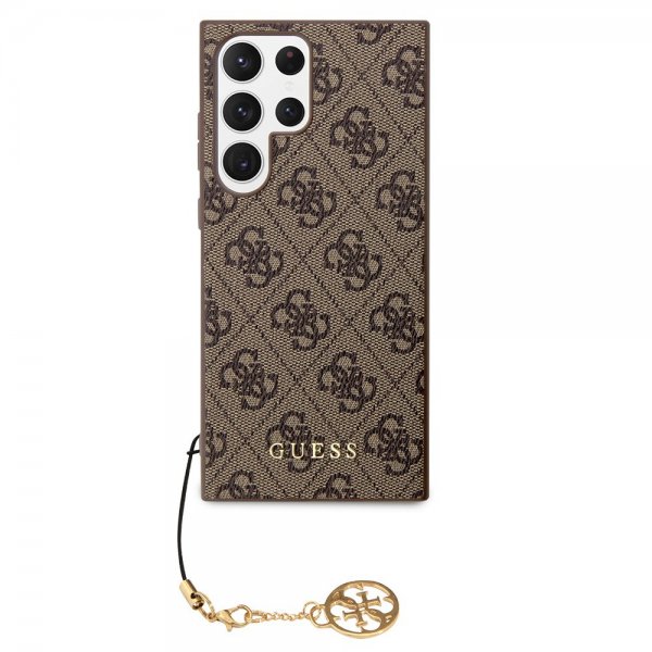 Guess Samsung Galaxy S24 Ultra Cover 4G Charm Brun