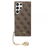 Guess Samsung Galaxy S24 Ultra Cover 4G Charm Brun