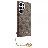 Guess Samsung Galaxy S24 Ultra Cover 4G Charm Brun