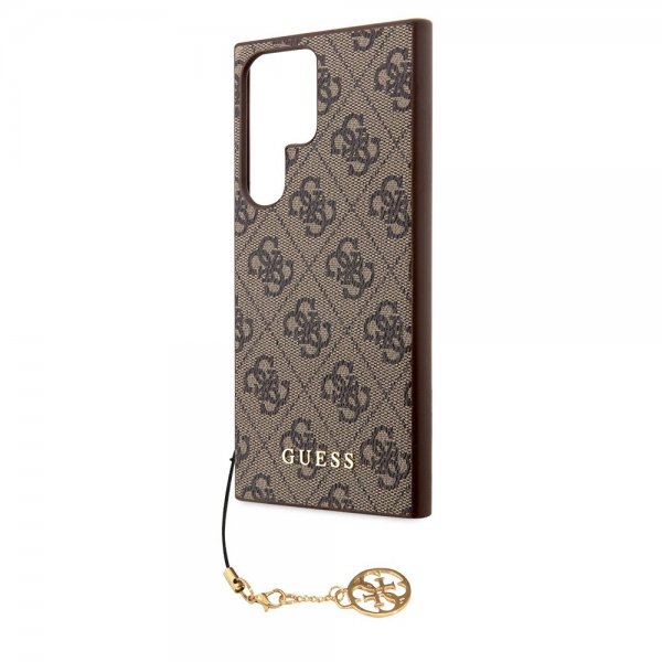 Guess Samsung Galaxy S24 Ultra Cover 4G Charm Brun