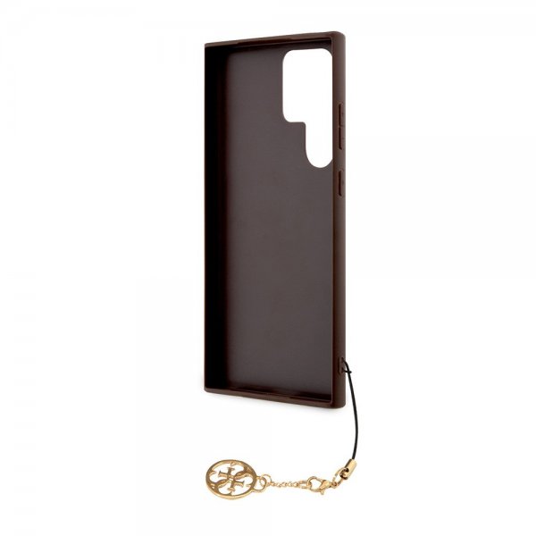 Guess Samsung Galaxy S24 Ultra Cover 4G Charm Brun