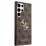 Guess Samsung Galaxy S24 Ultra Cover 4G Metal Logo Brun