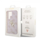 Guess Samsung Galaxy S24 Ultra Cover 4G Metal Logo Rosa