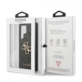 Guess Samsung Galaxy S24 Ultra Cover 4G Metal Logo Sort