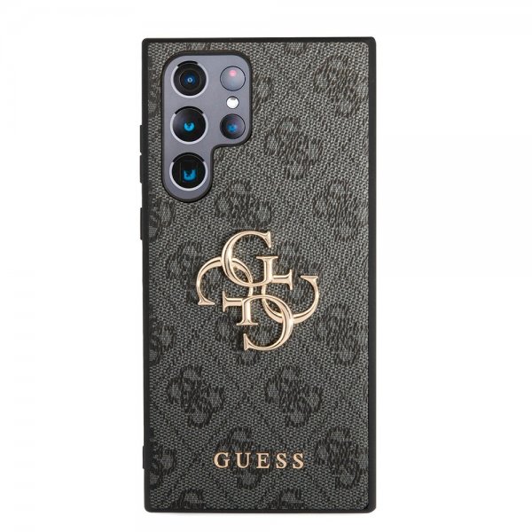 Guess Samsung Galaxy S24 Ultra Cover 4G Metal Logo Sort