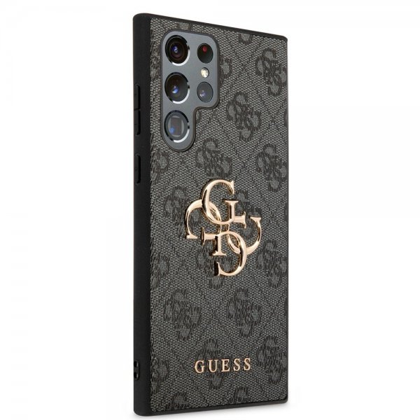 Guess Samsung Galaxy S24 Ultra Cover 4G Metal Logo Sort