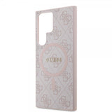 Guess Samsung Galaxy S24 Ultra Cover 4G Pattern MagSafe Rosa