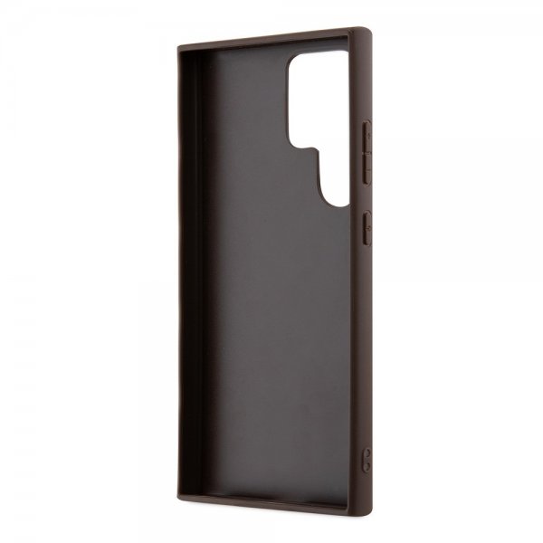 Guess Samsung Galaxy S24 Ultra Cover 4G Print Grained Hvid
