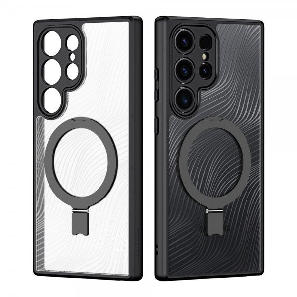 Dux Ducis Samsung Galaxy S24 Ultra Cover Aimo Series MagSafe Kickstand Sort