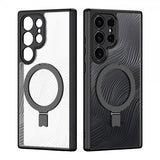 Dux Ducis Samsung Galaxy S24 Ultra Cover Aimo Series MagSafe Kickstand Sort