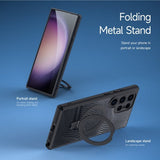 Dux Ducis Samsung Galaxy S24 Ultra Cover Aimo Series MagSafe Kickstand Sort
