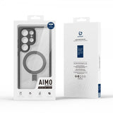 Dux Ducis Samsung Galaxy S24 Ultra Cover Aimo Series MagSafe Kickstand Sort