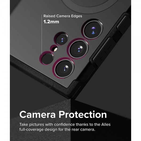 Ringke Samsung Galaxy S24 Ultra Cover Alt MagSafe Sort