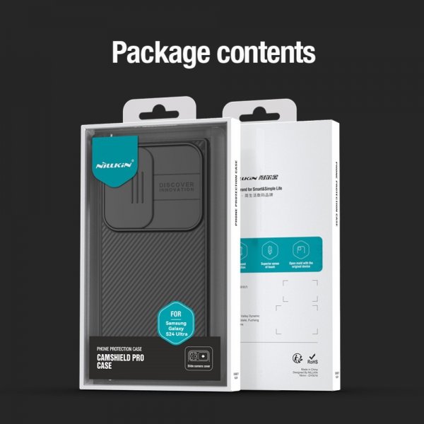 Nillkin Samsung Galaxy S24 Ultra Cover CamShield Pro Sort