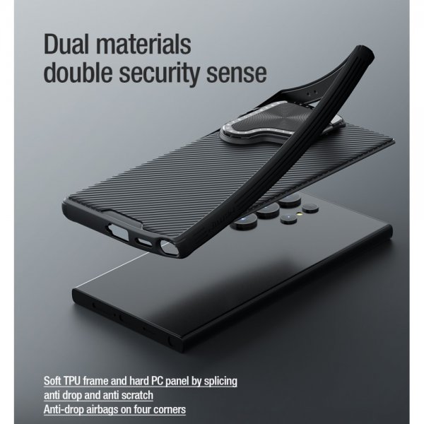Nillkin Samsung Galaxy S24 Ultra Cover CamShield Prop Blå