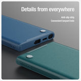 Nillkin Samsung Galaxy S24 Ultra Cover CamShield Prop Leather Blå
