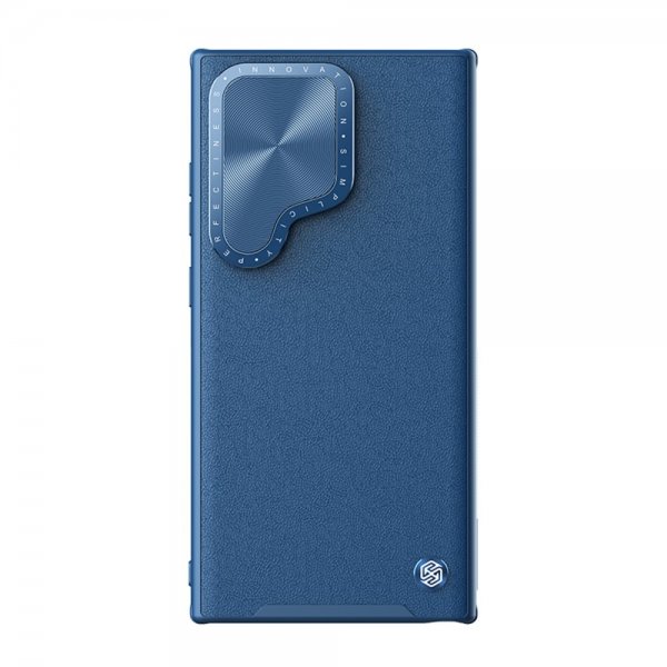 Nillkin Samsung Galaxy S24 Ultra Cover CamShield Prop Leather Blå